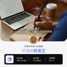 將圖片載入圖庫檢視器 蒙恬AI錄音王 | AI錄音筆,錄音逐字稿到筆記,一鍵生成摘要精華,支援粵語和中英混和轉錄